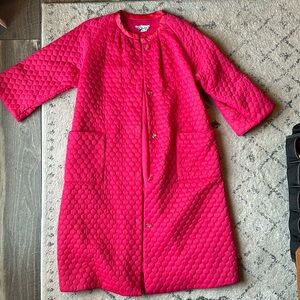 Vintage Bright pink House Coat